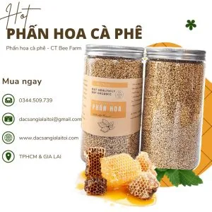 500gr Phấn hoa mật ong tây nguyên [Hũ PET]