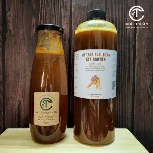 Mật Ong Ruồi Rừng Nguyên Chất - 100% Từ Ong Rừng Gia Lai 500ml - Số Lượng Hiếm