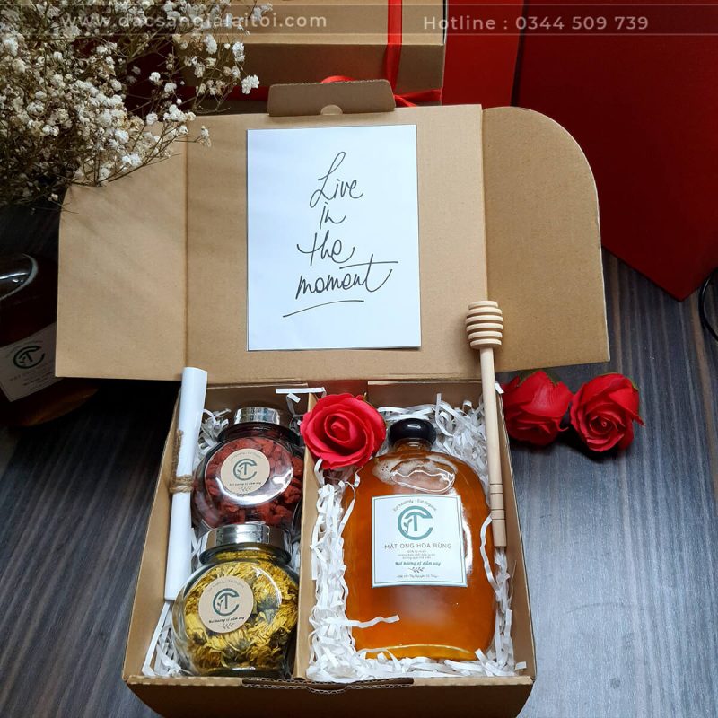 Set quà tặng trà hoa mật ong M339