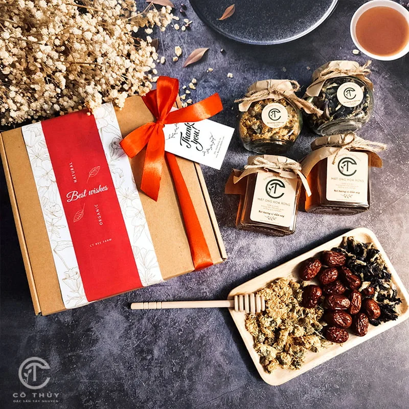 Set quà tặng CTG Mật ong và trà thảo mộc Set quà tặng CTG Mật ong và trà thảo mộc