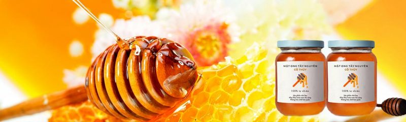 Mật ong kết hợp trà hoa cúc