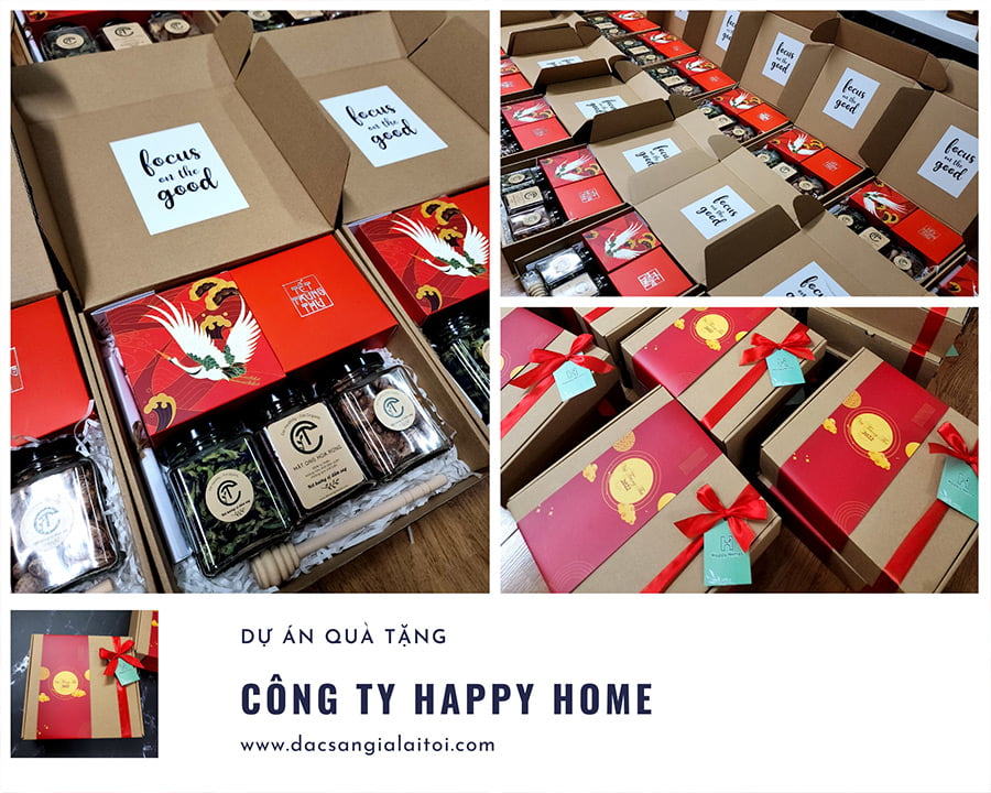 Set quà tặng trung thu công ty Happy Home - By CT Bee