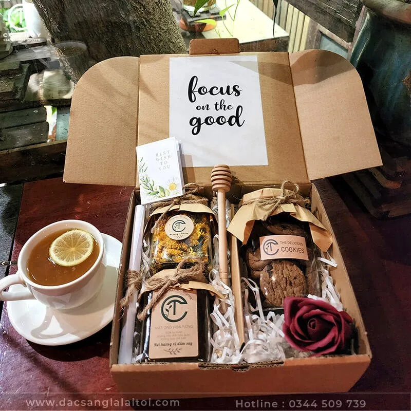 Set Quà Tặng Trà Bánh Mật Ong M359 Set Quà Tặng Trà Bánh Mật Ong M359