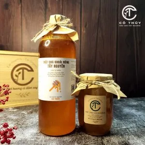 1 Lít Mật Ong Khoái Rừng Nguyên Chất Tây Nguyên