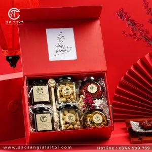 {Set Quà Tặng Hạt Dinh Dưỡng Mix Trà & Mật Ong Nguyên Chất CTG314}