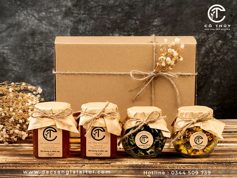Hộp quà tặng mật ong trà thảo mộc CTG309