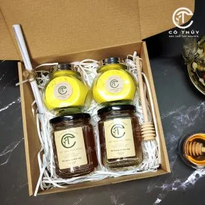 Hộp Quà Tặng Mật Ong Tinh Bột Nghệ Natural CTG315
