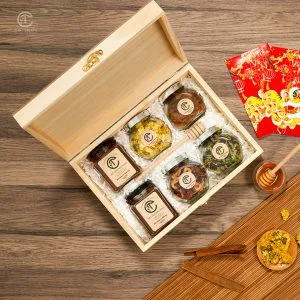 [HOT] Set quà tặng CTG330 Mật Ong Hoa Rừng, Trà Hoa Và Nho sấy