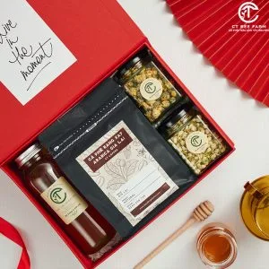 {SET QUÀ TẶNG CÀ PHÊ VÀ MẬT ONG - CTG340 }