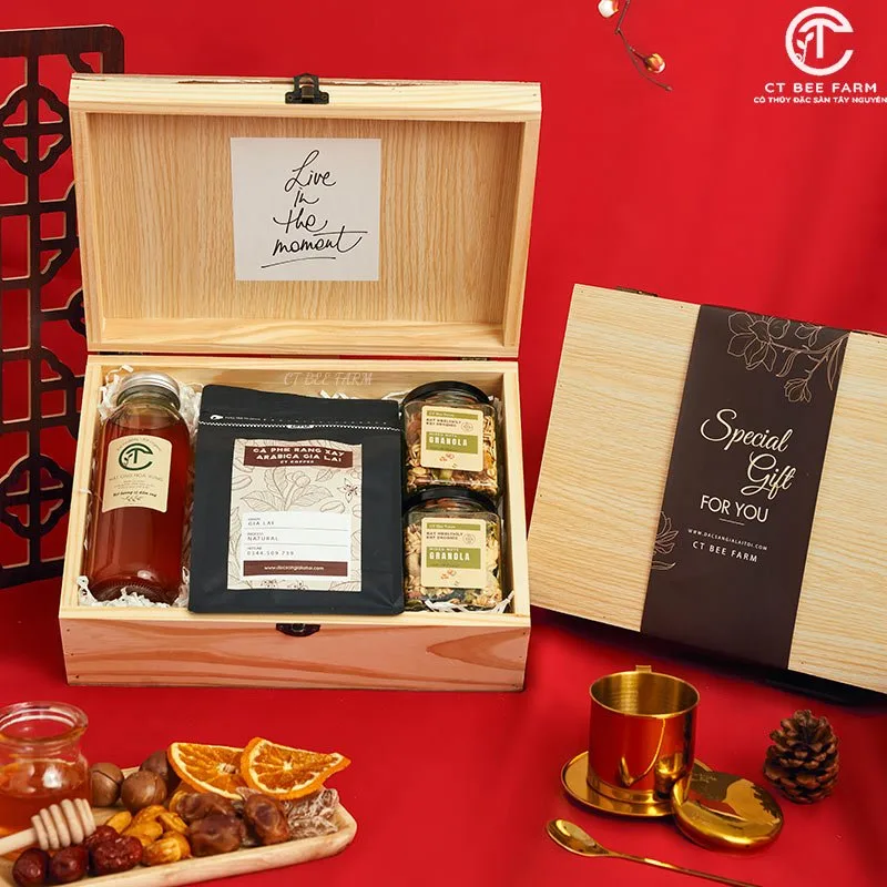 Set quà tặng hộp gỗ Set quà tặng hộp gỗ