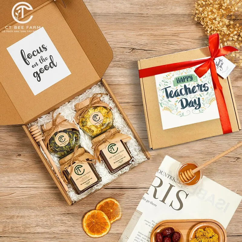 Set Quà Tặng Thầy Cô 20/11 Từ Mật Ong Rừng & Trà Thảo Mộc Set Quà Tặng Thầy Cô 20/11 Từ Mật Ong Rừng & Trà Thảo Mộc