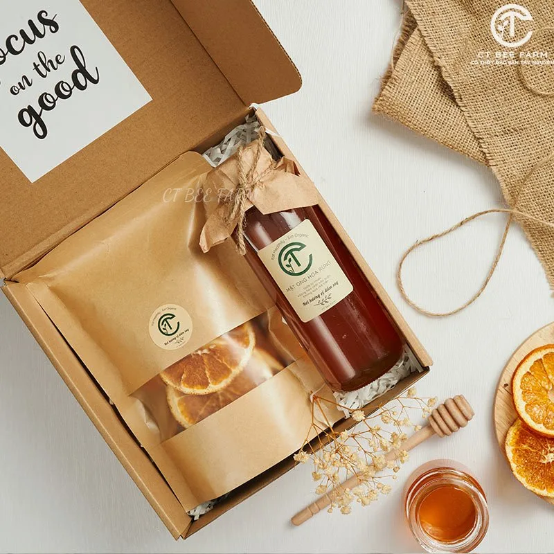 Set Quà Tặng Trà Cam Quế & Mật Ong Hoa Rừng CTG354 Set Quà Tặng Trà Cam Quế & Mật Ong Hoa Rừng CTG354
