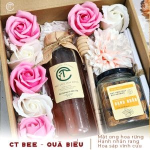 [] Set quà tặng 20/10 Tặng Phái Nữ - Trà Mật & Hạt CTG376