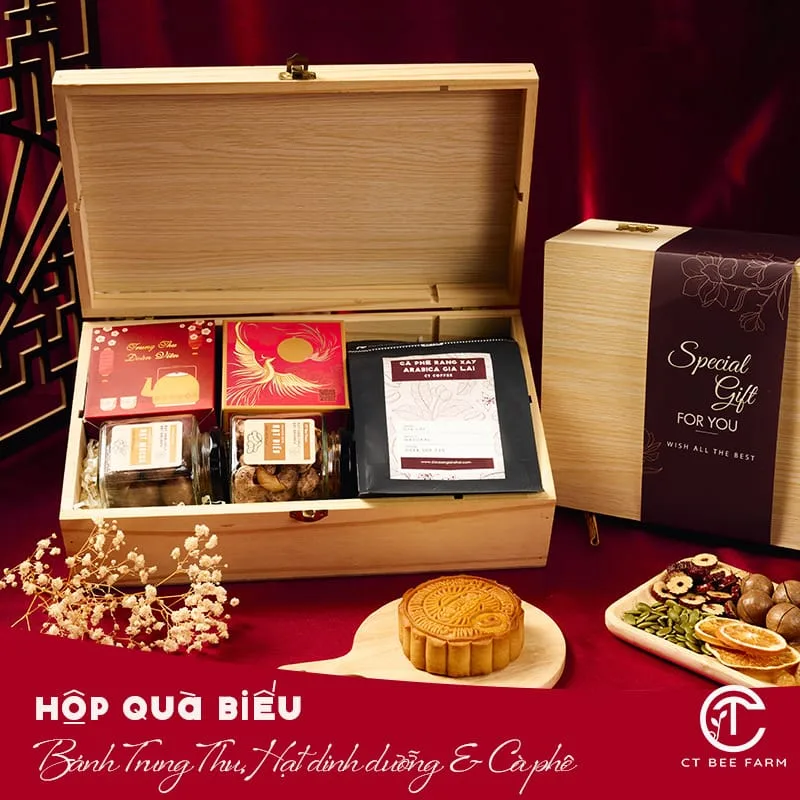 Hộp quà tặng trung thu cao cấp CTG377 Hộp quà tặng trung thu cao cấp CTG377