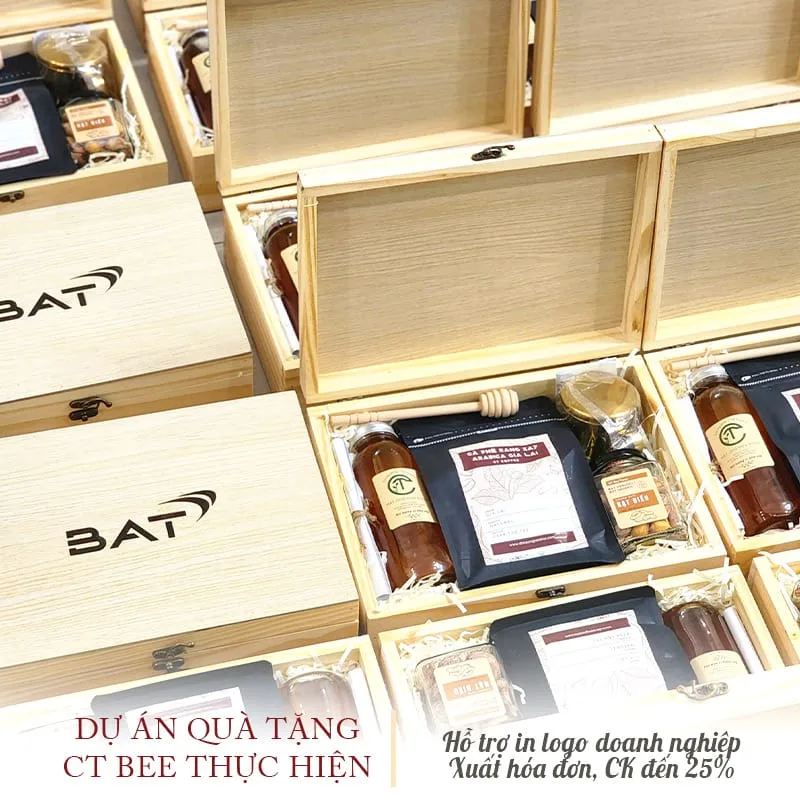 Những dự án hộp quà tặng cà phê do CT Bee thực hiện Những dự án hộp quà tặng cà phê do CT Bee thực hiện