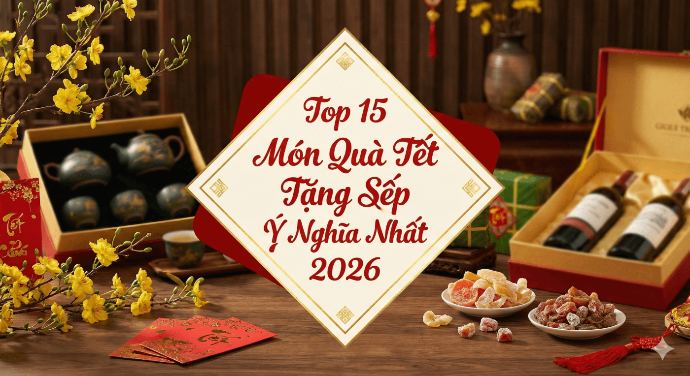 Top 15 Món Quà Tết Tặng Sếp Ý Nghĩa Nhất 2026