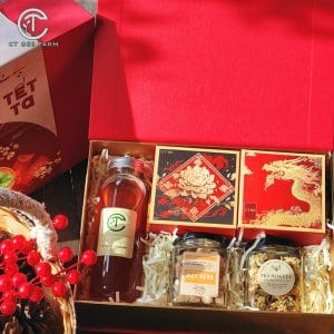 .SET QUÀ TẾT MẬT HOA & MỨT GỪNG ĐẶC SẢN TÂY NGUYÊN G410