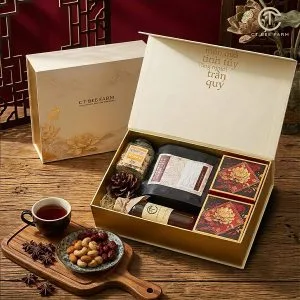 .Set quà trung thu 2026 Bách Hợp Premium CTG413