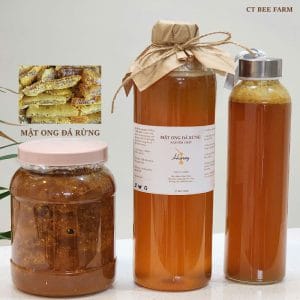Mật Ong Đá Rừng Nguyên Chất - 1 Lít (Mật Rừng Chuẩn Tự Nhiên)