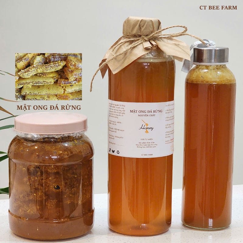 Mật Ong Đá Rừng Nguyên Chất - 1 Lít (Mật Rừng Chuẩn Tự Nhiên) Mật Ong Đá Rừng Nguyên Chất - 1 Lít (Mật Rừng Chuẩn Tự Nhiên)