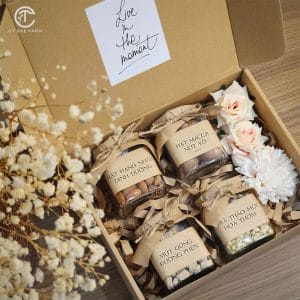 .Set quà 20/10 Sức Khỏe Từ Thiên Nhiên (Mật ong, trà hoa, hạt dinh dưỡng) G402